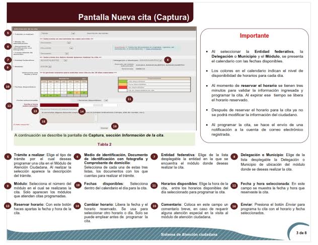 cita en el estado edo de mexico